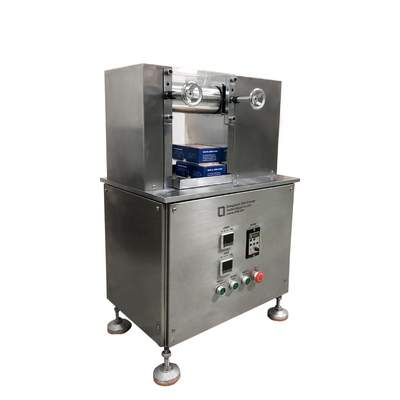 China Laboratory Small Battery Rolling Machine Press 200mm roll width 1.2mm Rolling gap