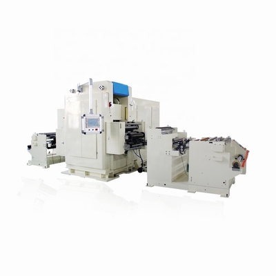 China Lithium Battery Electrode Roll To Roll Heat Press Machine With PLC Control